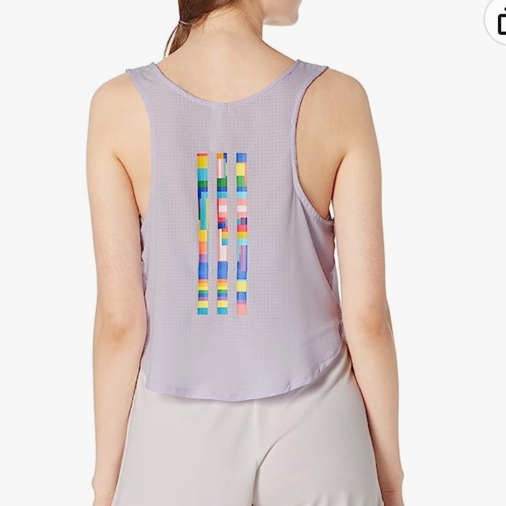 Adidas Women’s Pride Tech Crop Tank Top - Picture 3 of 16